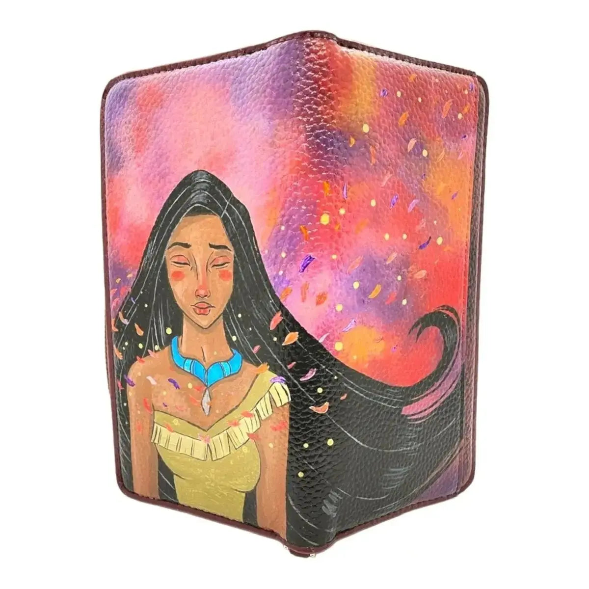 Hand Painted Artwork - Love & Lore - Pocahontas Wallet Sttelland Boutique