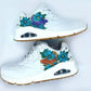 Hand Painted Artwork - Skechers shoes Stand On Air Sneaker Koi fish Sttelland Boutique