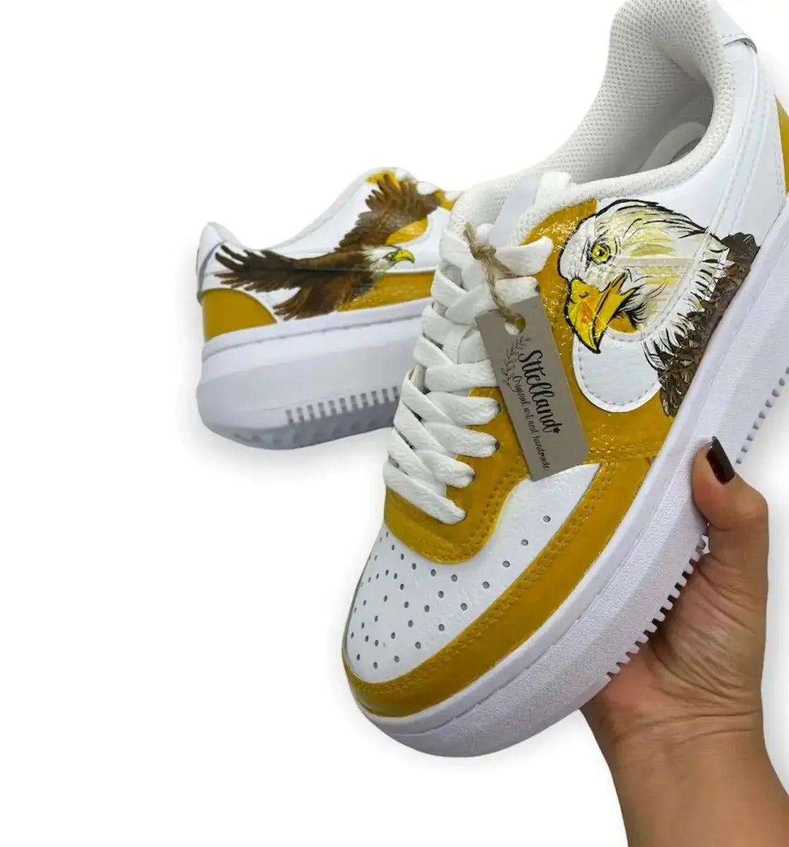 Hand Painted Artwork - Nike shoes for women Court Vision Alta Sneaker Sttelland Boutique