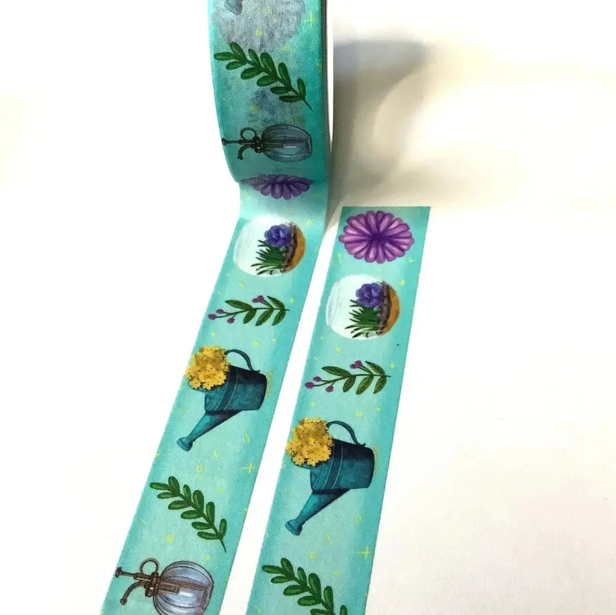 Indoor House Plants Washi Tape - House Plants custom washi tape - Plant Lady Tape - Eco Friendly Tape - Art, Deco Gift for Plant Lovers Sttelland Boutique