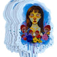 Mushroom Girl Stickers / glossy vinyl stickers - Digital Art, Illustration Sttelland Boutique